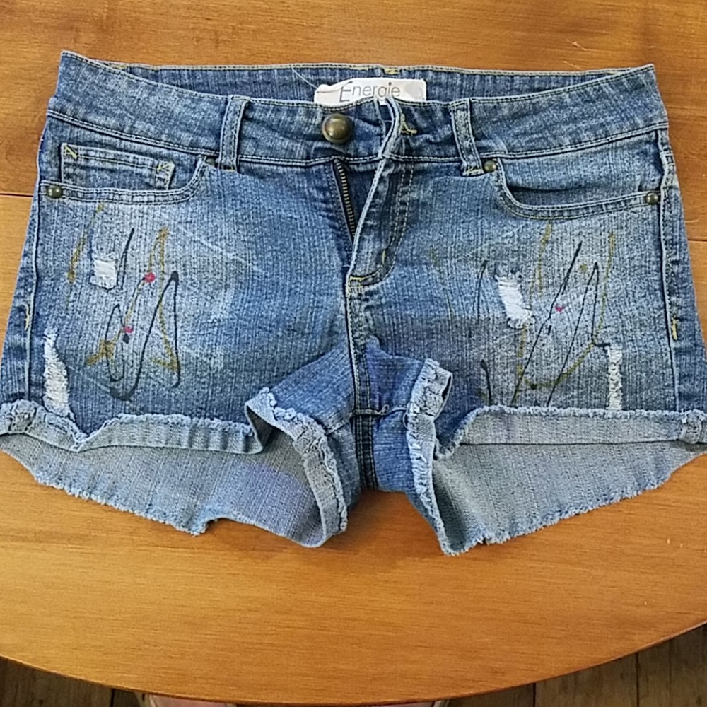 Energie Paint Spater Jean shorts